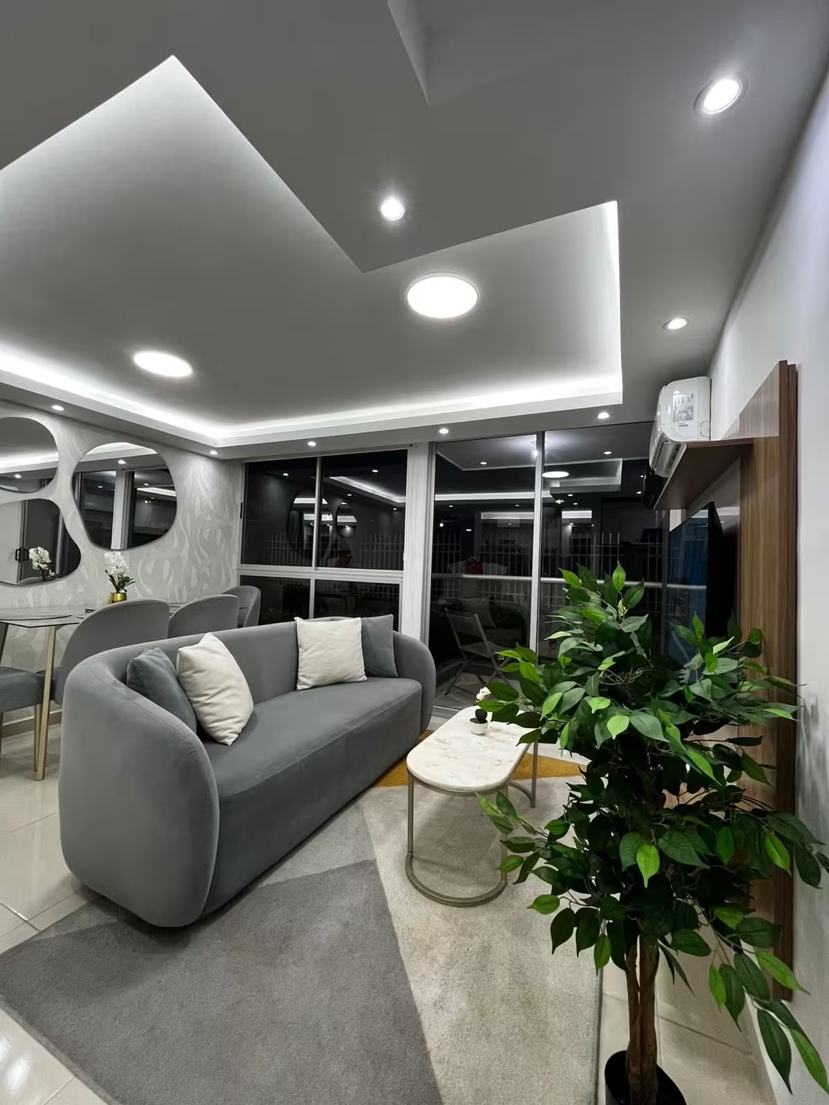 Luxury 3BR • Ultimate Comfort • Prime Location - Living Room