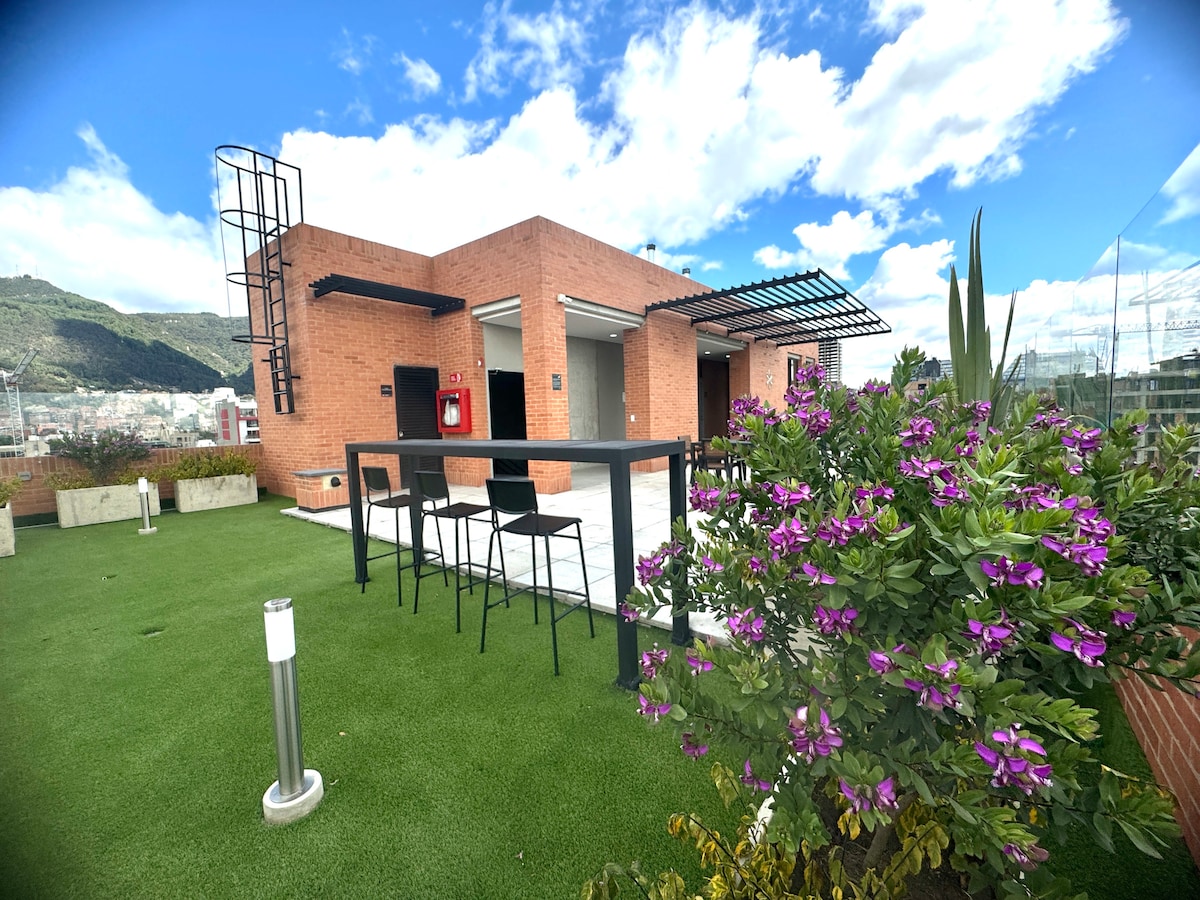 Apartment • Parque de la 93 • Coworking space - Living Room